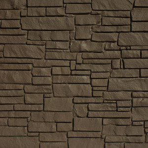 SimTek Dark Brown Simulated Rock Wall